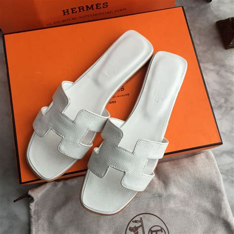 hermes flat slippers